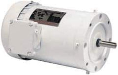 US Motors - 3/4 hp, TEFC Enclosure, No Thermal Protection, 1,725 RPM, 230/460 Volt, 60 Hz, Three Phase Standard Efficient Motor - Size 56C Frame, C-Face Mount, 1 Speed, Ball Bearings, 2.6/1.3 Full Load Amps, F Class Insulation, Reversible - Best Tool & Supply