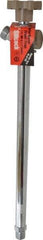 B&K Mueller - 1/2" Pipe, 14" Long Shank, Chrome Plated Brass Antisiphon Frostfree Sillcock - Handwheel Handle, Male & Solder End Connections, 125 psi WOG Rating - Best Tool & Supply