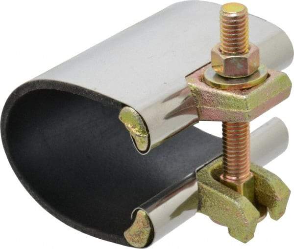 B&K Mueller - 2" Pipe Single Bolt 3" Repair Clamp - For Providing Strong Positive Seal In Repairing Leaking Pipes - Best Tool & Supply