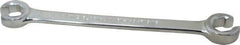 Blackhawk by Proto - 1/2 x 9/16", Full Polish, Open End Flare Nut Wrench - 6 Points, 7-1/2" OAL, Steel, Double End Head - Best Tool & Supply