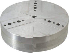 Abbott Workholding Products - 8" & Up Chuck Capacity, Northfield Attachment, Round Soft Lathe Chuck Jaw - 3 Jaws, Aluminum, 7.92" Wide x 2" High - Best Tool & Supply