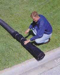 UltraTech - 8 Inch Diameter Pipe Sock - For Use with Oil and Sediment, Helps Comply with NPDES and 40 CFR 122.26 - Best Tool & Supply