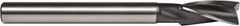 Union Butterfield - 15/32" Diam, 7/16" Shank, Diam, 3 Flutes, Straight Shank, Interchangeable Pilot Counterbore - 4-5/16" OAL, 1-1/4" Flute Length, Bright Finish, High Speed Steel - Best Tool & Supply