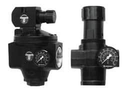 Norgren - 2 NPT 5 - 125 psi Hi-Flow Pilot Operated Aluminum Regulator - Exact Industrial Supply