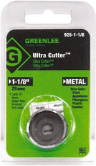 Greenlee - 1-1/8" Diam, 0.53" Cutting Depth, Hole Saw - High Speed Steel Saw, Toothed Edge - Best Tool & Supply