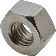 Value Collection - 1/2-13 UNC Stainless Steel Right Hand Heavy Hex Nut - 7/8" Across Flats, 31/64" High, Uncoated - Best Tool & Supply