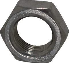 Value Collection - 3/4-16 UNF Stainless Steel Right Hand Hex Jam Nut - 1-1/8" Across Flats, 27/64" High, Uncoated - Best Tool & Supply