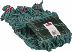 Rubbermaid - 5" Green Head Band, Medium Blended Fiber Loop End Mop Head - 4 Ply, Use for General Purpose - Best Tool & Supply