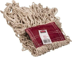 Rubbermaid - 5" Red Head Band, Large Cotton Loop End Mop Head - 4 Ply, Use for General Purpose - Best Tool & Supply