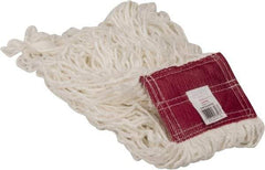 Rubbermaid - 5" Red Head Band, Large Rayon Loop End Mop Head - 4 Ply, Use for Finishing - Best Tool & Supply