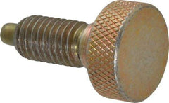 Gibraltar - 1/2-13, 7/8" Thread Length, 1/4" Max Plunger Diam, 1 Lb Init to 10 Lb Final End Force, Knob Handle Plunger - Knurled Knob, 1.13" Body Length, 7/8" Length Under Head/Shoulder, 1/4" Plunger Projection - Best Tool & Supply