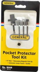 General - 4 Piece Pocket Tool Set - Steel - Best Tool & Supply