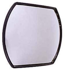 Value Collection - 5-1/2" Long to 4" Wide Automotive Convex Mirror - Stainless Steel - Best Tool & Supply