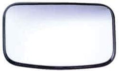 Value Collection - 8" Long to 4" Wide Automotive Clamp-On Convex Mirror - Stainless Steel - Best Tool & Supply