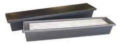 Bayhead Products - 64.5" Long x 12" Wide x 1" High Gray Lid - For Use with KW2 - Best Tool & Supply