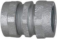 Cooper Crouse-Hinds - 3/4" Trade, Malleable Iron Compression Rigid/Intermediate (IMC) Conduit Coupling - Noninsulated - Best Tool & Supply