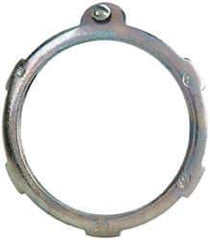 Cooper Crouse-Hinds - 2" Trade, Steel Threaded Rigid/Intermediate (IMC) Conduit Locknut - Noninsulated - Best Tool & Supply