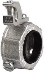 Cooper Crouse-Hinds - 1" Trade, Malleable Iron Threaded Rigid/Intermediate (IMC) Conduit Bushing - Partially Insulated - Best Tool & Supply