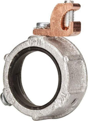 Cooper Crouse-Hinds - 1-1/4" Trade, Malleable Iron Threaded Rigid/Intermediate (IMC) Conduit Bushing - Partially Insulated - Best Tool & Supply