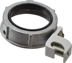 Cooper Crouse-Hinds - 2" Trade, Malleable Iron Threaded Rigid/Intermediate (IMC) Conduit Bushing - Partially Insulated - Best Tool & Supply