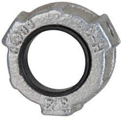 Cooper Crouse-Hinds - 3/4" Trade, Malleable Iron Threaded Rigid/Intermediate (IMC) Conduit Bushing - Partially Insulated - Best Tool & Supply