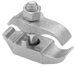 Cooper Crouse-Hinds - 1-1/4" Pipe, Malleable Iron, Electro Galvanized Conduit Clamp - 1 Mounting Hole - Best Tool & Supply