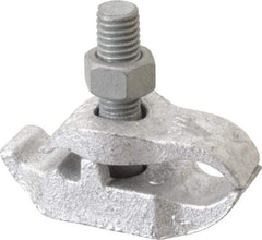 Cooper Crouse-Hinds - 3/4" Pipe, Malleable Iron, Electro Galvanized Conduit Clamp - 1 Mounting Hole - Best Tool & Supply