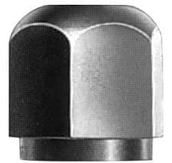 Gibraltar - 5/16-18" UNC, 5/8" Width Across Flats, Uncoated, Steel Acorn Nut - 5/8" Overall Height, Grade A# - Best Tool & Supply