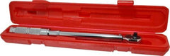 Proto - 3/8" Drive Micrometer Type Ratchet Head Torque Wrench - 16 N/m to 80 N/m Torque, 15-1/2" OAL, Ratchet Head - Best Tool & Supply