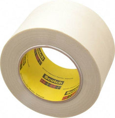 3M - 60 Yd Long x 3" Wide, Series 361, White Silicone Glass Cloth Tape - 7.5 mil Thick, 182 Lb/In Tensile Strength - Best Tool & Supply