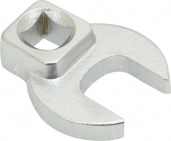 Blackhawk by Proto - 16mm 3/8" Drive Satin Open End Crowfoot Wrench - 1.6" OAL - Best Tool & Supply