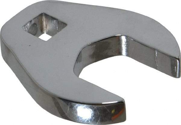 Proto - 7/8" 3/8" Drive Chrome Open End Crowfoot Wrench - 1.781" Head Diam x 1/4" Head Thickness - Best Tool & Supply