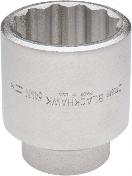 Blackhawk by Proto - 3/4" Drive, Standard Hand Socket - 12 Points, 3-13/64" OAL, Alloy Steel, Black Finish - Best Tool & Supply