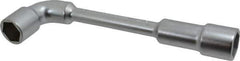 Facom - 15/16", 6 Point, Satin Chrome Coated, 90 ° Offset Socket Wrench - 250mm OAL, 34.5mm Head Thickness - Best Tool & Supply