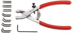 Facom - 200mm OAL, Cushion Grip Smooth Retaining Ring Pliers - Features Interchangeable Tips - Best Tool & Supply