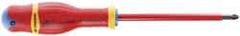 Facom - PZ.0 Point, 75mm Blade Length Posidrive Screwdriver - 175mm OAL - Best Tool & Supply