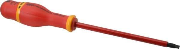 Facom - 269mm OAL Standard Slotted Screwdriver - 150mm Blade Length, Round Shank, Ergonomic Handle - Best Tool & Supply