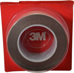 3M - 36 Yd Long x 2" Wide, Series 5453, Brown Silicone Glass Cloth/PTFE Tape - 8.2 mil Thick, 175 Lb/In Tensile Strength - Best Tool & Supply