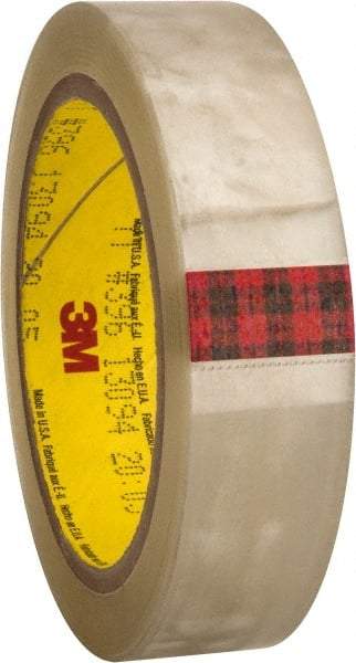 3M - 36 Yds. x 1", Clear Polyester Film Tape - 396 Series, 4.1 mil Thick, 43 Lb./Inch Tensile Strength - Best Tool & Supply