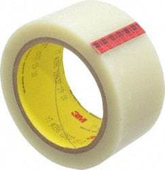 3M - 36 Yds. x 2", Clear Polyester Film Tape - 396 Series, 4.1 mil Thick, 43 Lb./Inch Tensile Strength - Best Tool & Supply