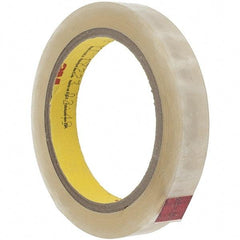 3M - 36 Yds. x 5/8", Clear Polyester Film Tape - 396 Series, 4.1 mil Thick, 43 Lb./Inch Tensile Strength - Best Tool & Supply