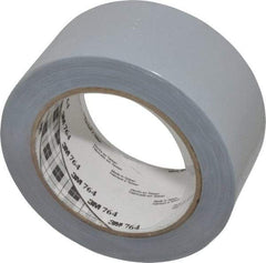 3M - Gray Solid Color Vinyl Tape - 2" Wide x 108' Long x 0.005" Thick, General Traffic - Best Tool & Supply