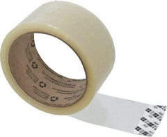 3M - 2" x 55 Yd Clear Acrylic Adhesive Sealing Tape - Polypropylene Film Backing, 1.8 mil Thick, 19 Lb Tensile Strength, Series 305 - Best Tool & Supply