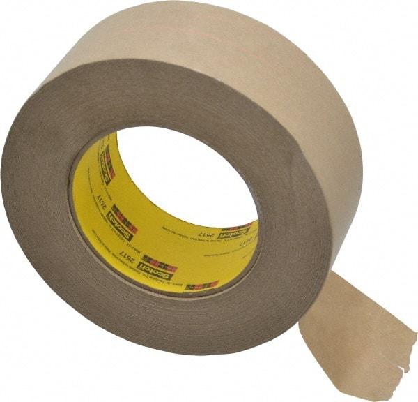 3M - 2" Wide x 60 Yd Long Brown Paper Masking Tape - Series 2517, 6.5 mil Thick, 35 In/Lb Tensile Strength - Best Tool & Supply