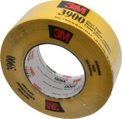 3M - 2" x 55m Yellow Duct Tape - 8.1 mil, Rubber Adhesive, Polyethylene Film Backing, 32 Lb/ln Tensile Strength, 200°F Max, Series 3900 - Best Tool & Supply