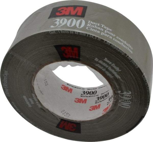 3M - 2" x 55m Green Duct Tape - 8.1 mil, Rubber Adhesive, Polyethylene Film Backing, 32 Lb/ln Tensile Strength, 200°F Max, Series 3900 - Best Tool & Supply