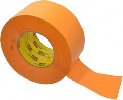 3M - 3" Wide x 60 Yd Long Orange Paper Masking Tape - Series 2525, 9.5 mil Thick, 49 In/Lb Tensile Strength - Best Tool & Supply