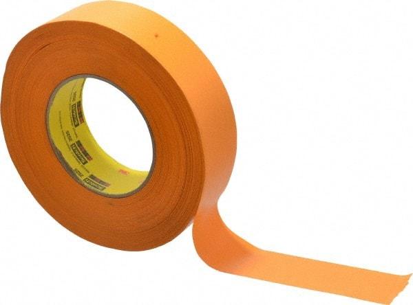 3M - 1-1/2" Wide x 60 Yd Long Orange Paper Masking Tape - Series 2525, 9.5 mil Thick, 49 In/Lb Tensile Strength - Best Tool & Supply