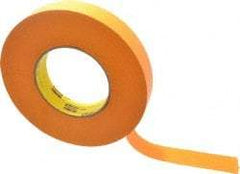 3M - 1" Wide x 60 Yd Long Orange Paper Masking Tape - Series 2525, 9.5 mil Thick, 49 In/Lb Tensile Strength - Best Tool & Supply