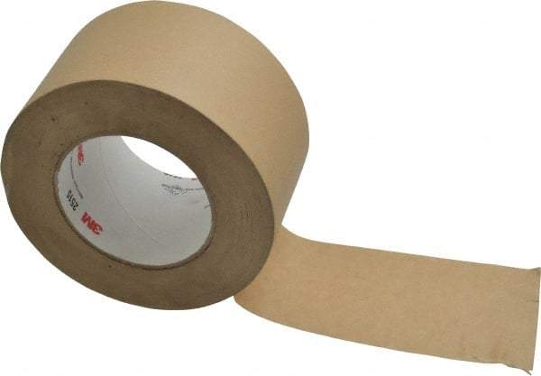 3M - 3" Wide x 60 Yd Long Tan Paper Masking Tape - Series 2515, 6.7 mil Thick, 36 In/Lb Tensile Strength - Best Tool & Supply